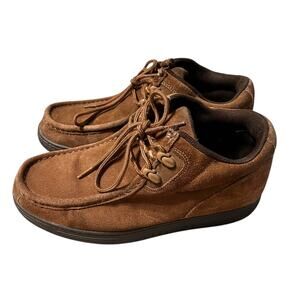 Airwalk | Vintage 90s Wombat Chukka Moccasin Mid Suede Boots M 11 Leather A0049